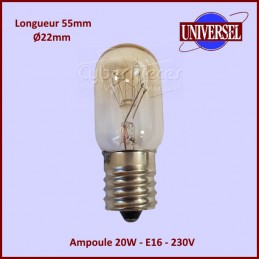 Ampoule 20W - E16 - 230V***épuisé*** CYB-342605