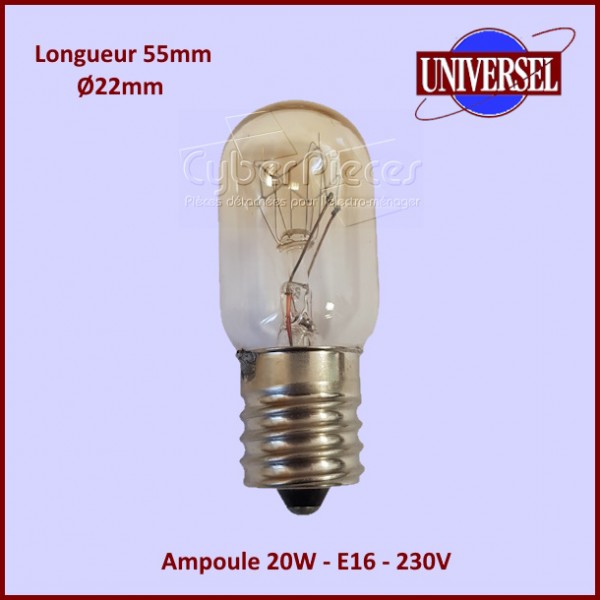 Ampoule 20W - E16 - 230V CYB-342605