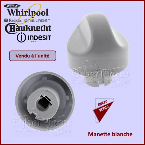 Manette blanche Indesit C00140000 CYB-336970