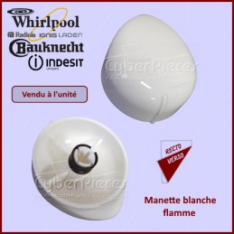 Manette blanche flamme Indesit C00136357 CYB-335577