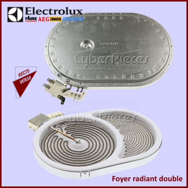 Foyer radiant double Electrolux 140057372025 CYB-129084