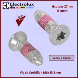 Vis Croisillon M8x25.5mm Electrolux 1240220200 CYB-056144