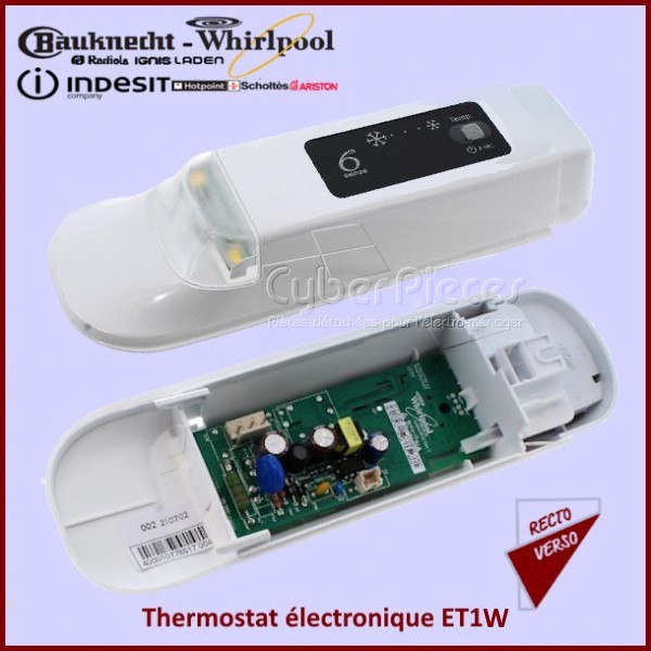 Module thermostat complet Whirlpool 481010562966 CYB-108904