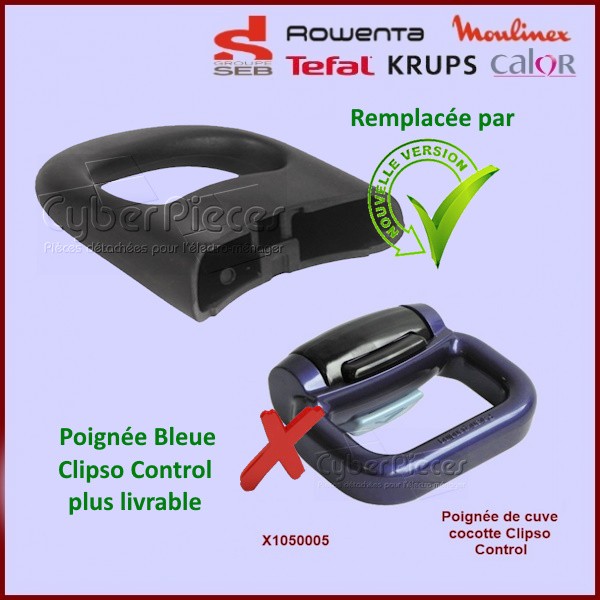 Poignée Bleue Clipso Control SEB X1050005 / SS-980756 GA-113144