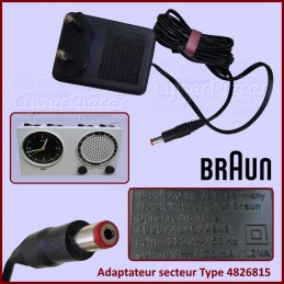 Adaptateur secteur Braun Type 4826815 CYB-129459