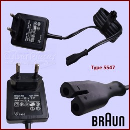 Adaptateur chargeur Braun Type 5547 CYB-329354