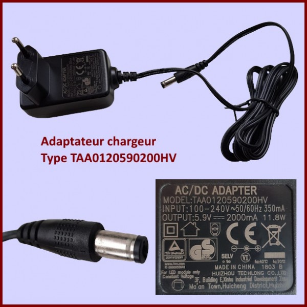 Adaptateur chargeur TAA0120590200HV CYB-225885
