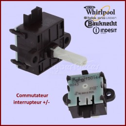 Commutateur interrupteur Whirlpool 480121102829 CYB-122078