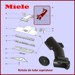 Rotule de tube aspirateur Miele 3947972 CYB-279536