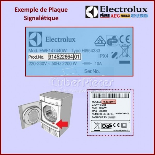 Carte Electronique Electrolux 4055227401 à configurer par nos soins CYB-265119