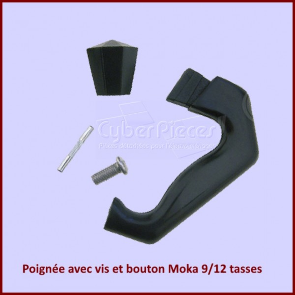 Kit Poignée avec vis et bouton 9/12 tasses CYB-129619