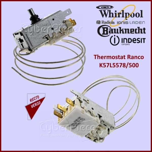 Thermostat K57L5578 Whirlpool 481228238246 CYB-136525