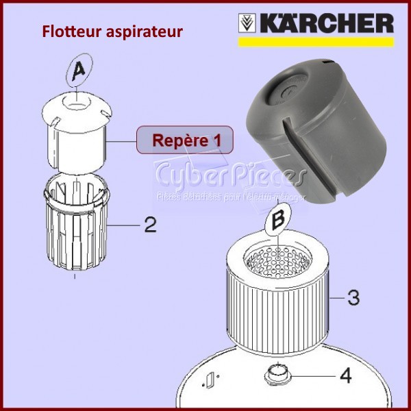 Flotteur Aspirateur KARCHER 90379290