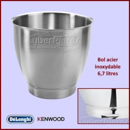 Bol melangeur inox 6.7L Kenwood AW34655B01 CYB-165310