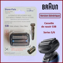Cassette de rasoir 53B adaptable Braun 91373948 CYB-234962