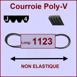 Courroie 1123J4 non élastique CYB-238069