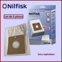 Lot de 5 Sacs aspirateur NILFISK 78602600 CYB-404426