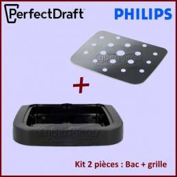 Lot Grille + Bac égouttoir PerfectDraft HD3720 GA-320054