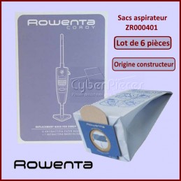 Lot de 6 Sacs Rowenta ZR000401 CYB-208048