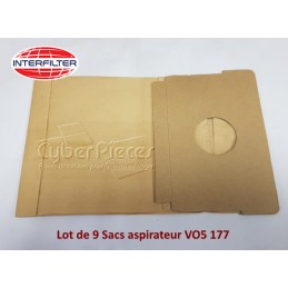 Lot de 9 Sacs aspirateur...