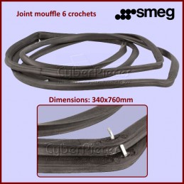 Joint de porte de four Smeg 754131050 CYB-355490