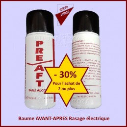 AVANT-APRES Rasage Beaume en lotion PRE AFT sans alcool CYB-233262