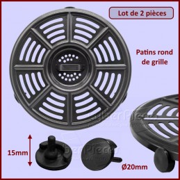 Patins rond Ø20mm de...