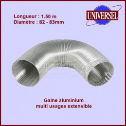 Gaine Aluminium extensible Ø82 - Longueur maxi 1.50m CYB-054782
