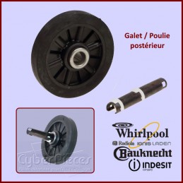 Axe long avant + Galet tambour WHIRLPOOL 481252898003 CYB-084253