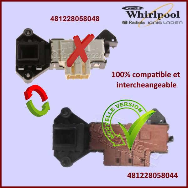 Sécurité de porte Whirlpool 481228058048 remplacé CYB-122641 Sécurité de porte Whirlpool 481228058048 remplacé CYB-122641