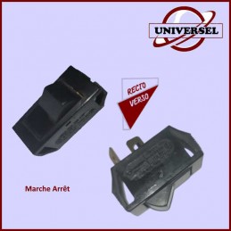 Interrupteur Noir universel Marche Arrêt CYB-039659