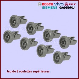 Jeu de 8 roulettes supérieures Electrolux 50286967000 CYB-089012