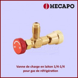 Vanne de charge en laiton 1/4-1/4 pour gaz de réfrigération CYB-197724