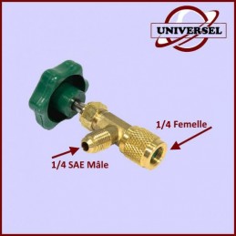 Robinet 1/4 SAE pour R600A CYB-319324