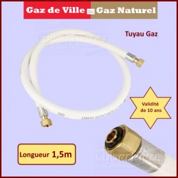 Tuyau Gaz Naturel - Gaz de Ville 1.50 m - Validité 10 ans CYB-002257