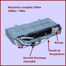 Resistance 1800+700W Haier 0024000291 CYB-236058