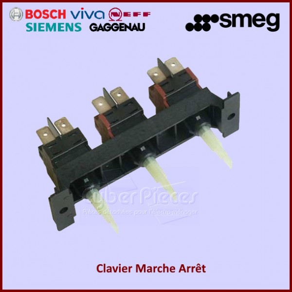 Clavier Marche Arrêt Smeg 816450049 CYB-276269