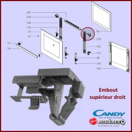Embout supérieur droit...