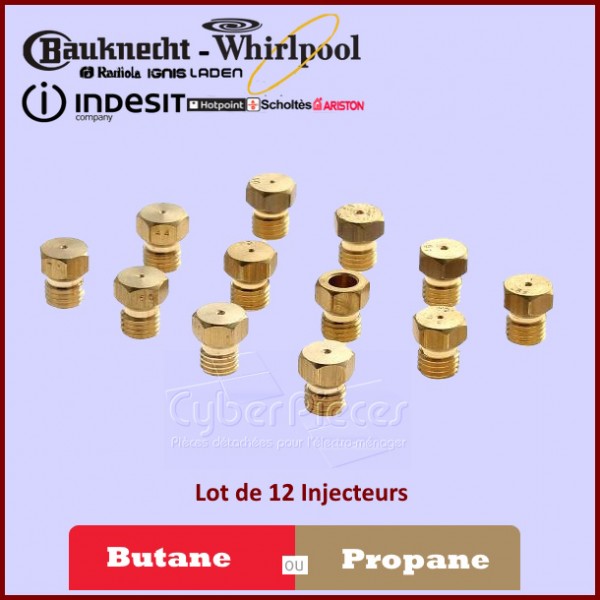 Kit Injecteurs Butane - Propane Indesit C00111156 CYB-054027