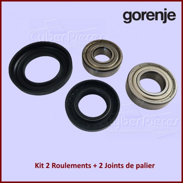 Kit 2 Roulements + 2 Joints de palier Gorenje 488122 CYB-195379