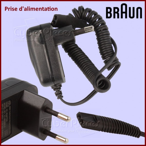 Adaptateur chargeur Braun 81615618 - 81577235 CYB-250917