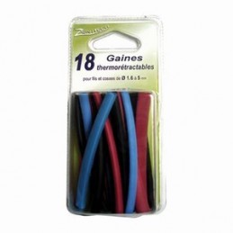 Lot De 18 Gaines Thermorétractables longueur 9 cm CYB-023542