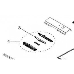 Boitier De Commande Complet Pour Hottes Hd519 Ou Hd516 CYB-058537