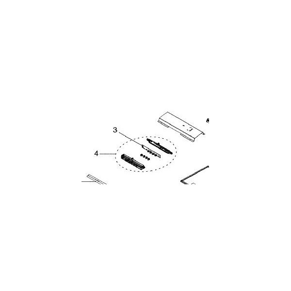 Boitier De Commande Complet Pour Hottes Hd519 Ou Hd516 CYB-058537 Boitier De Commande Complet Pour Hottes Hd519 Ou Hd516 CYB-058537