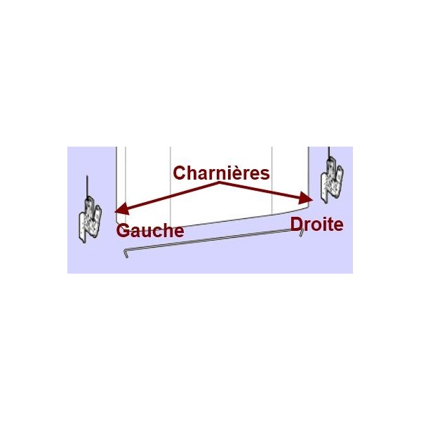 Charnière gauche C00295774 CYB-065733