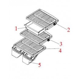 Clayette du milieu ( N° 3) Daewoo 3017822000 CYB-068147