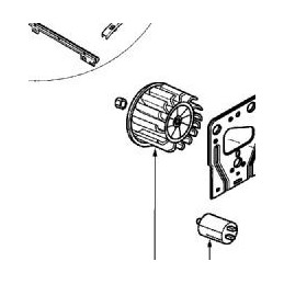 Turbine Moteur + Ecrou CYB-093019