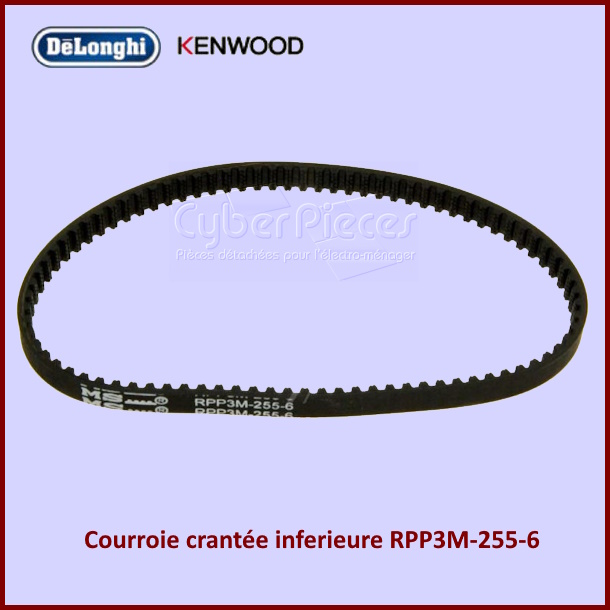 Courroie crantée inferieure RPP3M-255-6 Kenwood KW663931