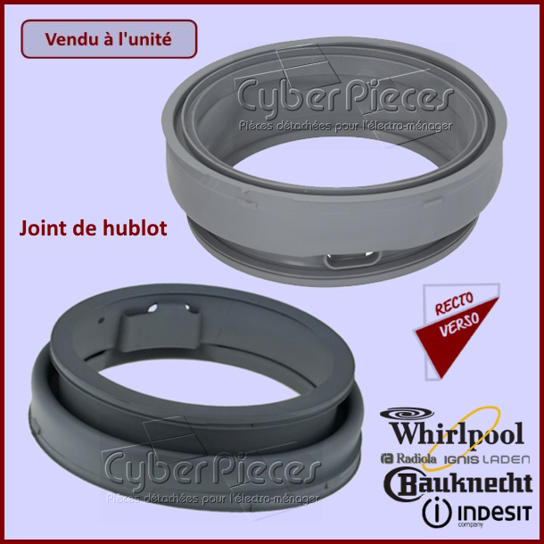 Manchette de hublot Whirlpool 481246668271