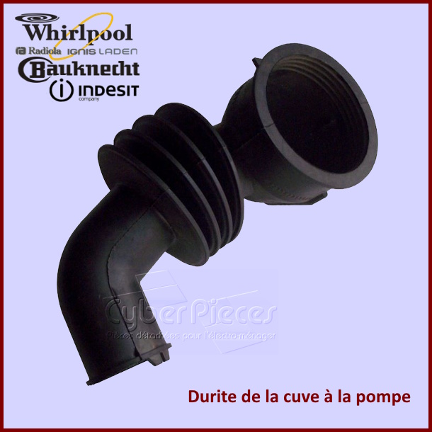Durite cuve-pompe Whirlpool 481253028826